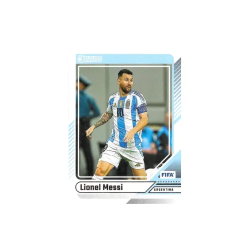 PANINI В 2022 Футбол Футбол Катар Чемпионат Мира Donruss Лионель Месси Спортивные Карты 1 Упаковка