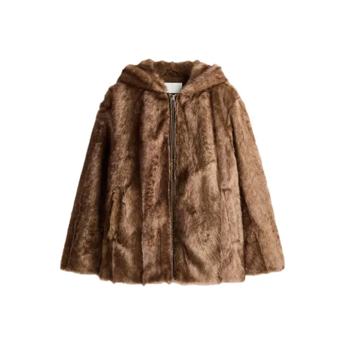 H M Темный бежевый женский бархатный пиджак