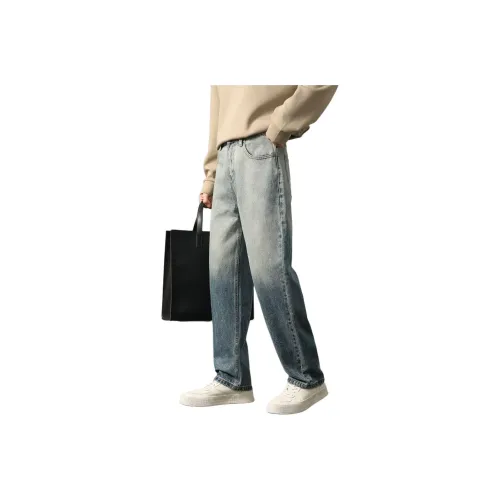 PANDA ADEVIL Светло-синие Унисекс Джинсы