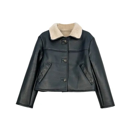 GZQJ Женские кожаные куртки