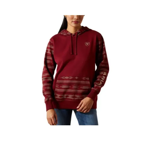 ARIAT Темно-красные Женские Свитшоты