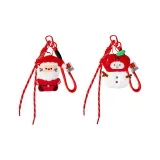 Рождество, снег, плюшевый, команда, украшение [1 пара]