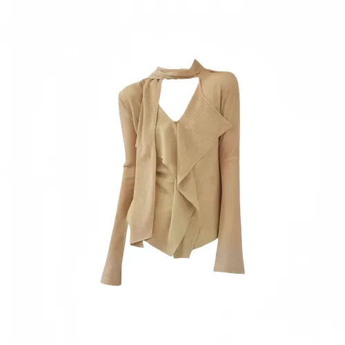 Aimilian Khaki Женские T-рубашки