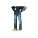 Синий Серый [Флисовая подкладка, утолщенный]