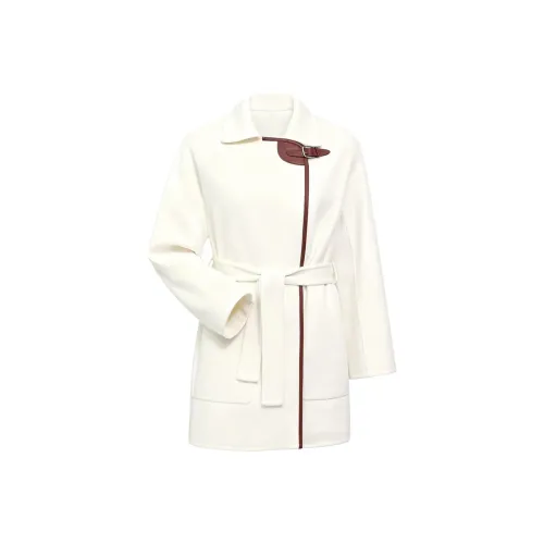 Aghr Milkshake Белый Женский Пальто
