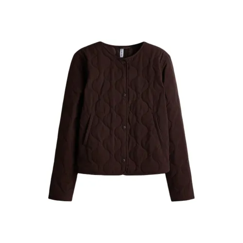 H M Темно-коричневые женские куртки