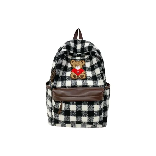 SINPAID BULL Шерстяной с ПУ (полиуретан) Рюкзак Стандартный Женский Многоцветный