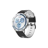 Чёрный Белый-Ромб Узор Двухцветный Кремниевый Ремешок