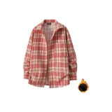 ?玫红【加绒款-小香风】