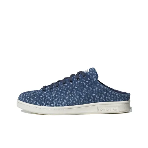 Adidas Originals Mule Slip-Resistant Low-Top Скейтборд Кроссовки Унисекс Темно-Синий Белый