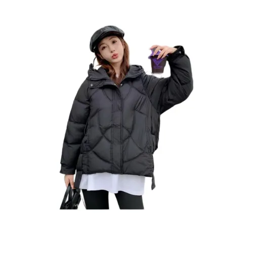 MORii Черный Женские пуховики