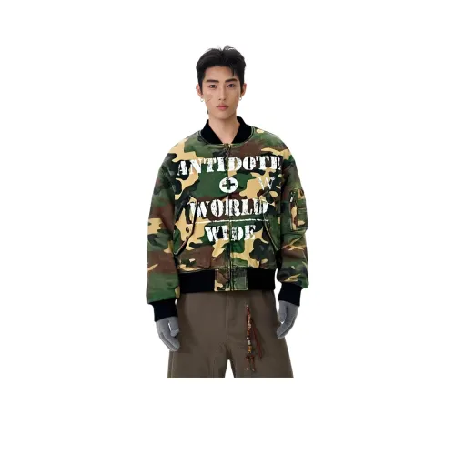 WUHA CREW Зеленые Унисекс Куртки