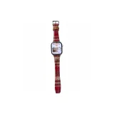 Красно-коричневый в клетку