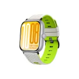 Starlight Зеленый-Ромб Узор Двухцветный Кремниевый Ремешок + Черный Соединение