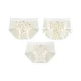 3 пачки (Розовый цветочный + Оранжевый цветочный + Синий цветочный)