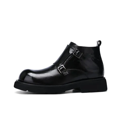 U7 Высокие ботинки британский бизнес из кожи ботинки-мартин мужские