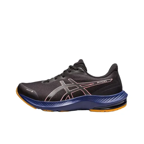 ASICS Gel Impulse 14 Амортизация Износостойкие Низкие Кроссовки для Бега Женские Черные Розовые