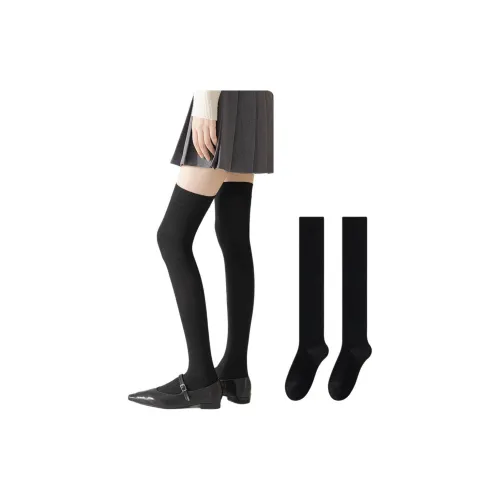 QINGYING Женские носки с высоким коленом