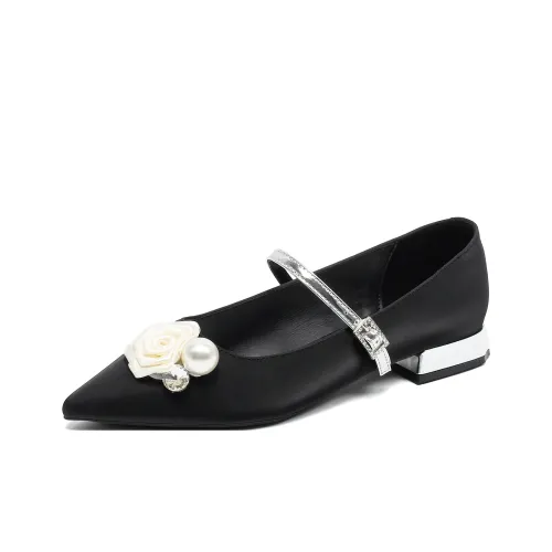 Beijiani Грубый каблук Мэри Джейн туфли 2CM Женские