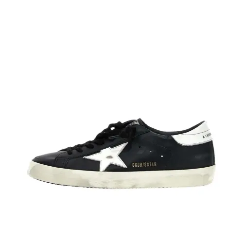Golden Goose Супер Звезда Low Топ Скейтборд Кроссовки Мужские Черные