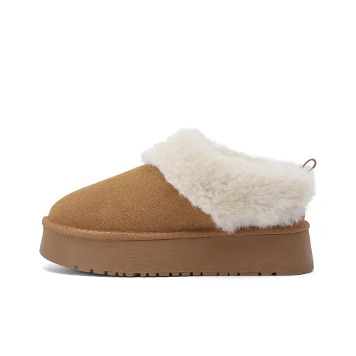 La Chapelle Термозащитный Износостойкий Увеличивающий Высоту Противоскользящий Ботинки для Носка Женские