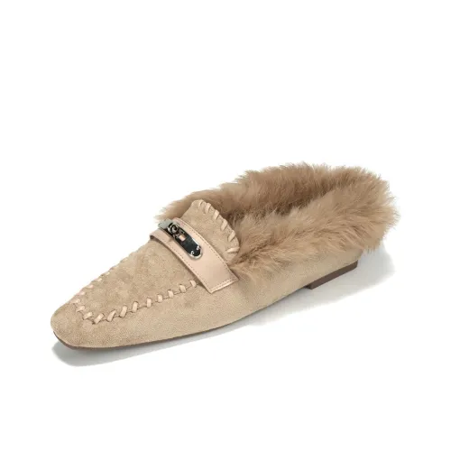 LANMOU Противоскользящие домашние тапочки для женщин