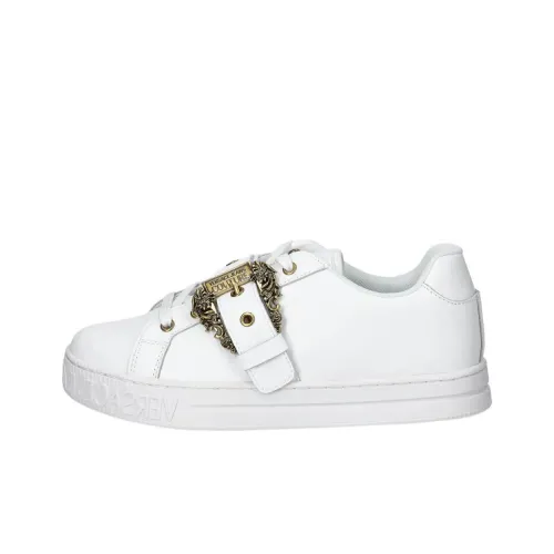 VERSACE JEANS COUTURE Низкие Кроссовки для скейтбординга Женские Белые