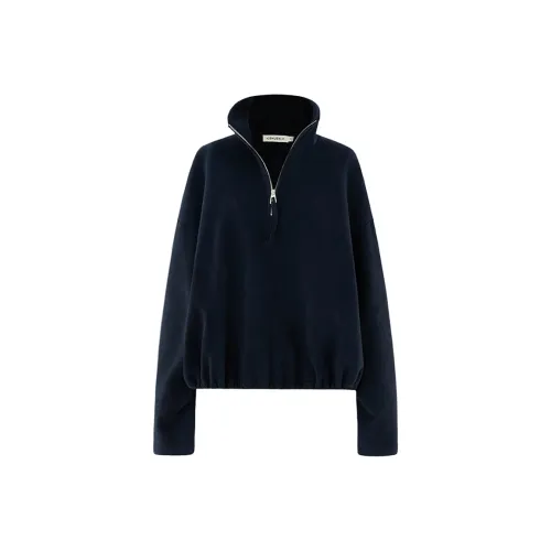 SOON FLOWER Темно-синий Синий Женский Свитшот