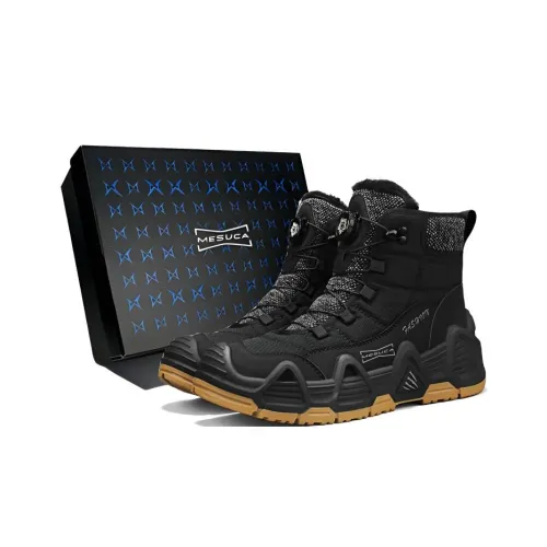 MESUCA Термическая Амортизация Увеличение Высоты Устойчивость к Износу Водонепроницаемая Высокий Верх Утепленная Обувь