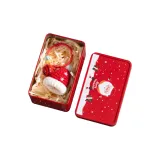 B3 Пряжа Рождество Украшение-Рождественские Шапки+Красная Железная Коробка