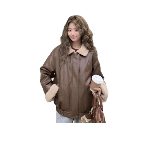 LAOYECHE Кожаная куртка женская