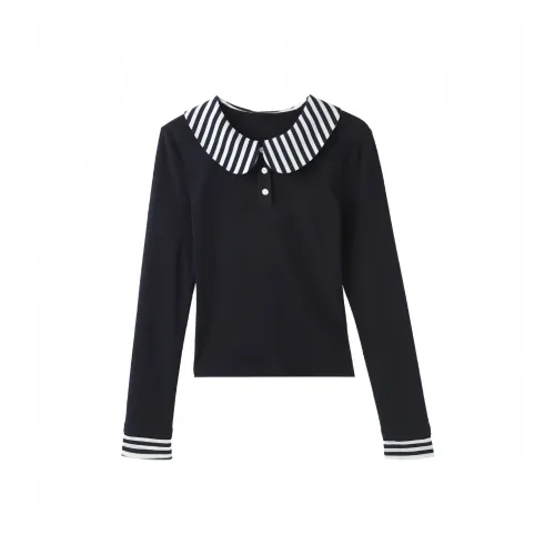 Aimilian Черный [С флисовой подкладкой] Женские T-рубашки