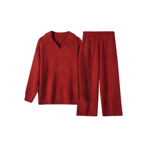 YIFEN Мужской Счастливый Красный Мужской Пижамный Комплект