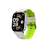 Starlight Зеленый-Ромб Узор Двухцветный Кремниевый Ремешок + Черный Соединение