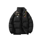 Flash Night Black (Утолщенный термический хлопковый пуховик)