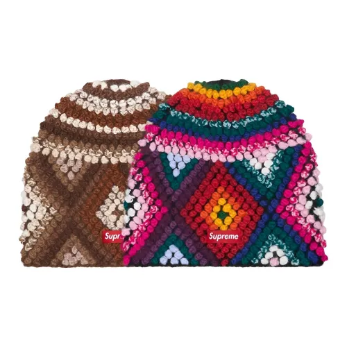 Supreme Beanies Унисекс Коричневый Многоцветный