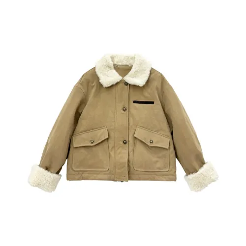 GEZITAI Хаки Женские Пуховики