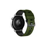 Military Green-Black Diamond Pattern Two-Tone Silicone Strap  
Военный зеленый-черный ромб узор двухцветный силиконовый ремешок