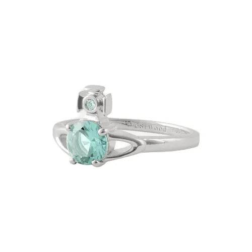 Vivienne Westwood Переработанное Серебряное Кольца Женское Серебряное