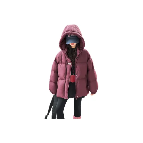 HEJIAGONG Сливовый фиолетовый Соус Kids Утеплённые куртки