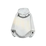 Белый, узор, серый и черный [модернизированная флисовая подкладка]