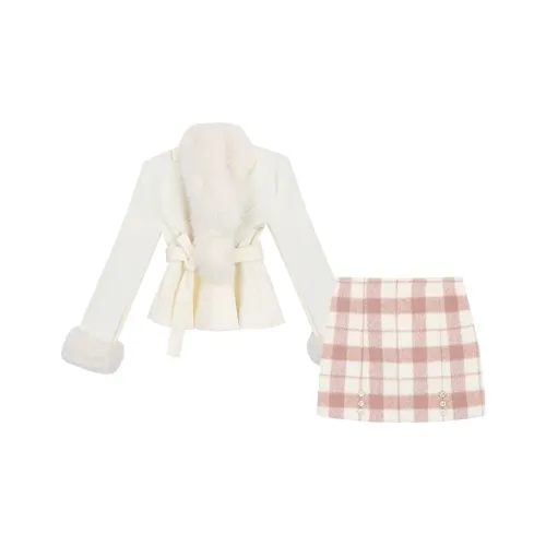 GORGEOUSIDEA Экрю [Комплект с юбкой] Женские Комплекты с юбкой