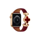 Бордовый Светло-золото Тон Замковая Красный Цветок