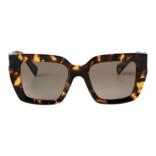 MIU MIU Квадратные солнцезащитные очки женские цвет черепаховый