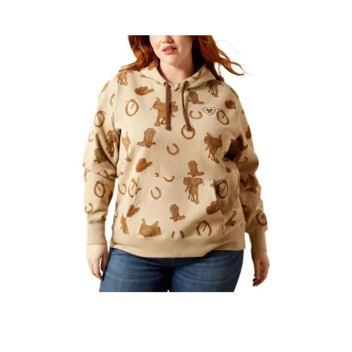 ARIAT Khaki Женские Свитшоты