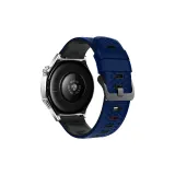 Сапфир Синий Черный Ромб Узор Двухцветный Кремниевый Ремешок