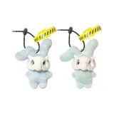 Синий кролик кукла с маской из кости динозавра + зеленый кролик кукла с маской из кости динозавра + украшение