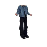 Черный с флисовой подкладкой