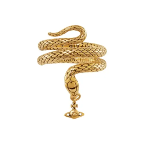 Vivienne Westwood Латунные Кольца Женские Золотые