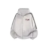 3-Stripes White Gray Thin [Стандартный размер]